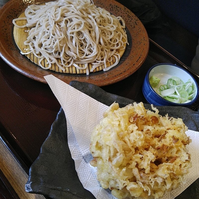 麓上舞茸かき揚げそば(十割そば会 北上店 )