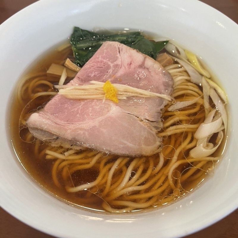 らぁ麺 鶏スープ、たれ醤油(想)