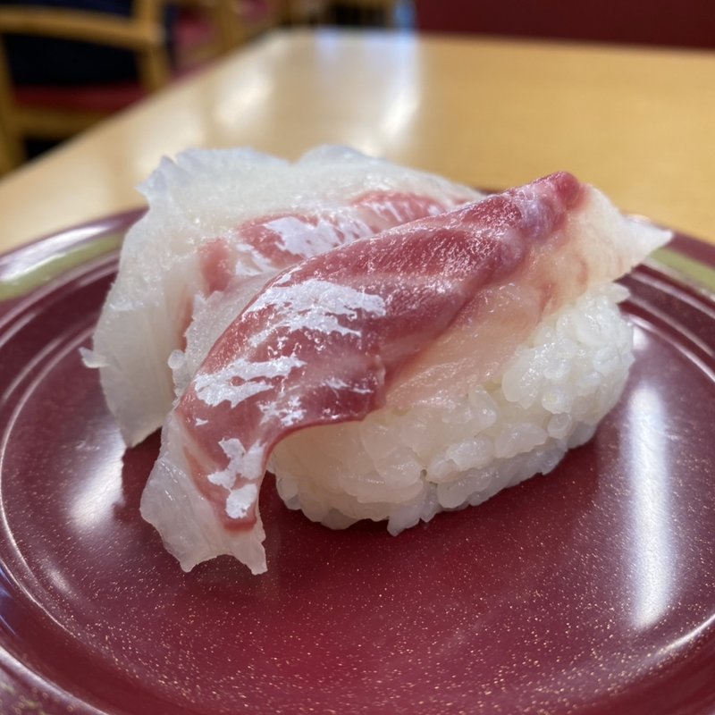 大切り真鯛(スシロー 豊南店)