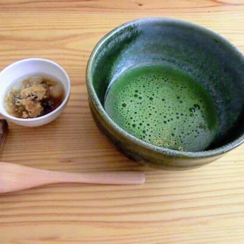 抹茶とデザート(おおむろ軽食堂 )