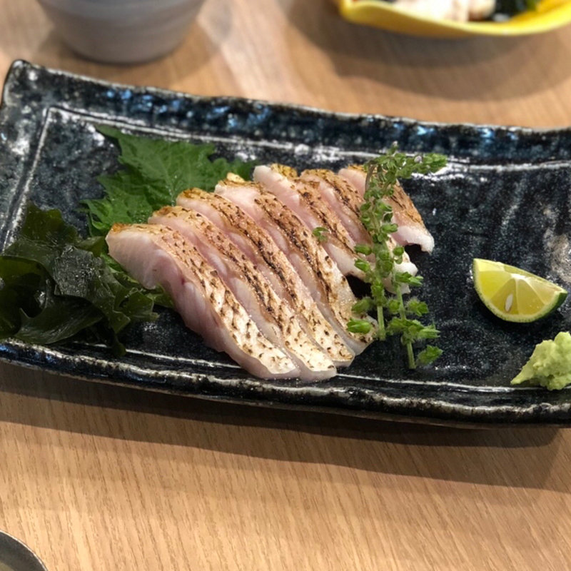 のどぐろ炙り刺し(うち田)