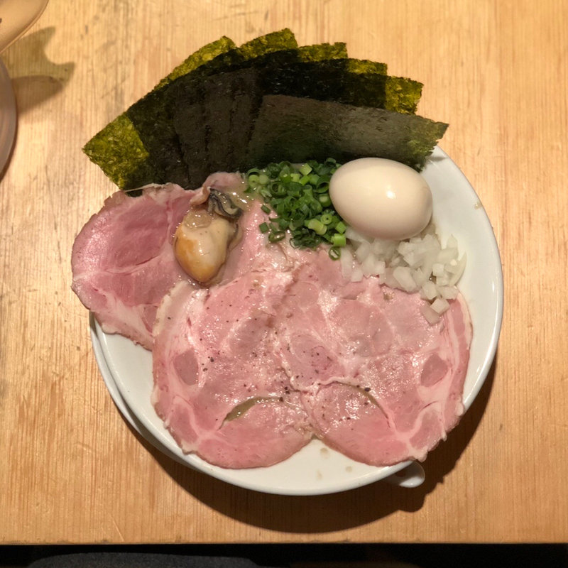 濃厚牡蠣煮干そば(麺屋 まほろ芭)