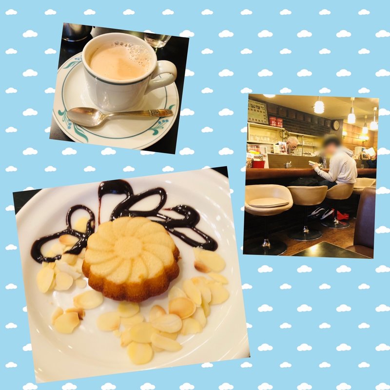 アーモンドケーキ(珈琲舎ロッセ)