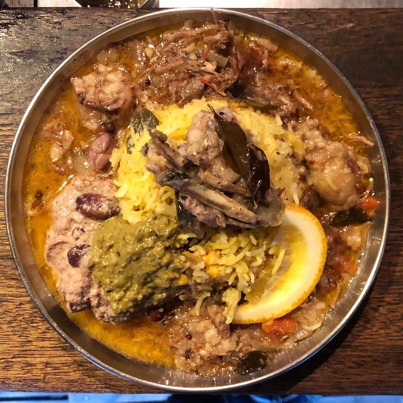 本日の堕天使かっき〜カレー！！(堕天使かっきーin青空食堂)