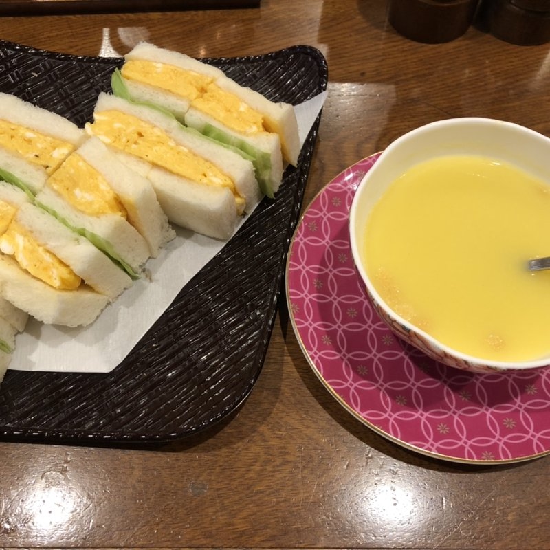 たまごサンド(喫茶ばらーど)