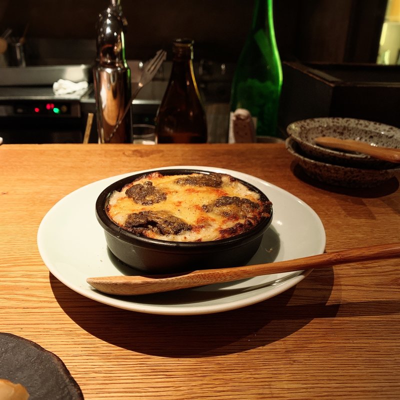 下仁田葱と蟹味噌グラタン(高太郎 （こうたろう）)