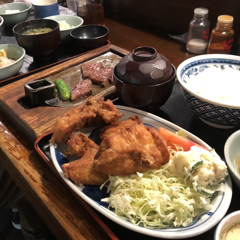 唐揚げ定食(二十八萬石 )