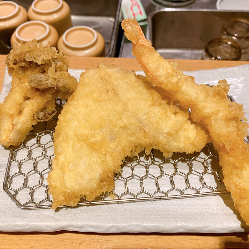 冬のご馳走定食(天ぷらまきの梅田店)