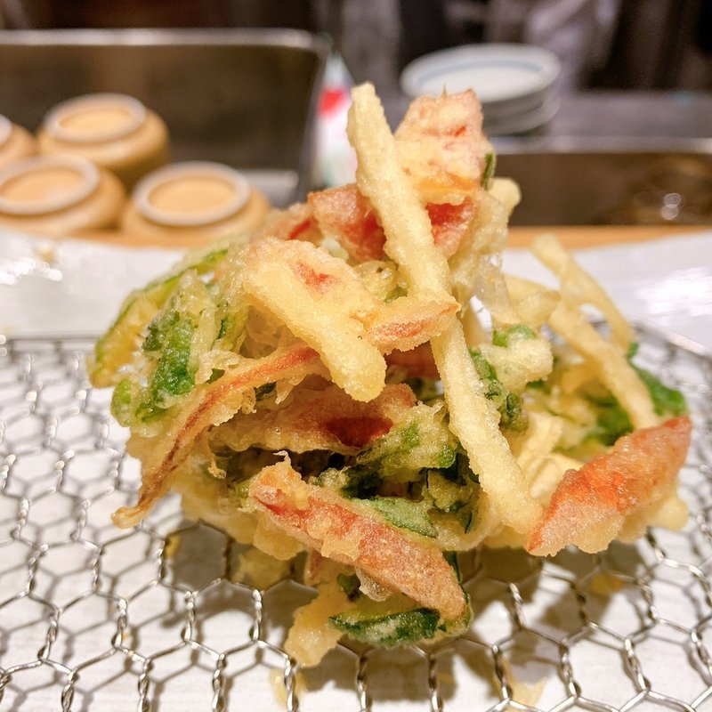 冬のご馳走定食(天ぷらまきの梅田店)