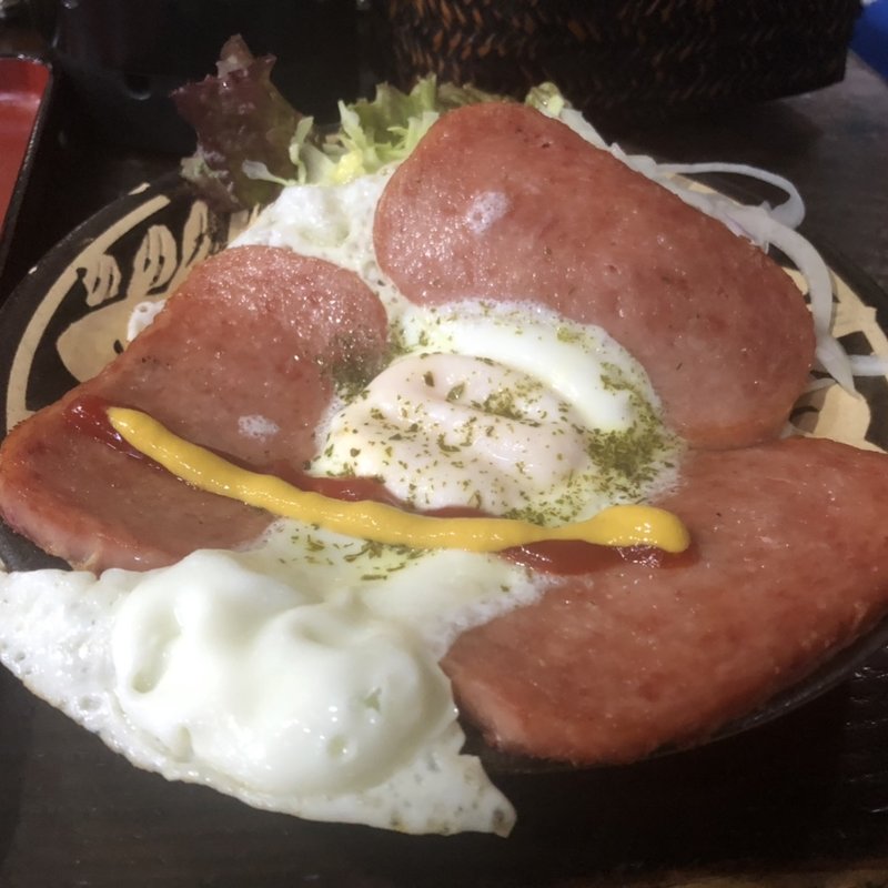 スパムエッグ(ちょっと赤兵衛)