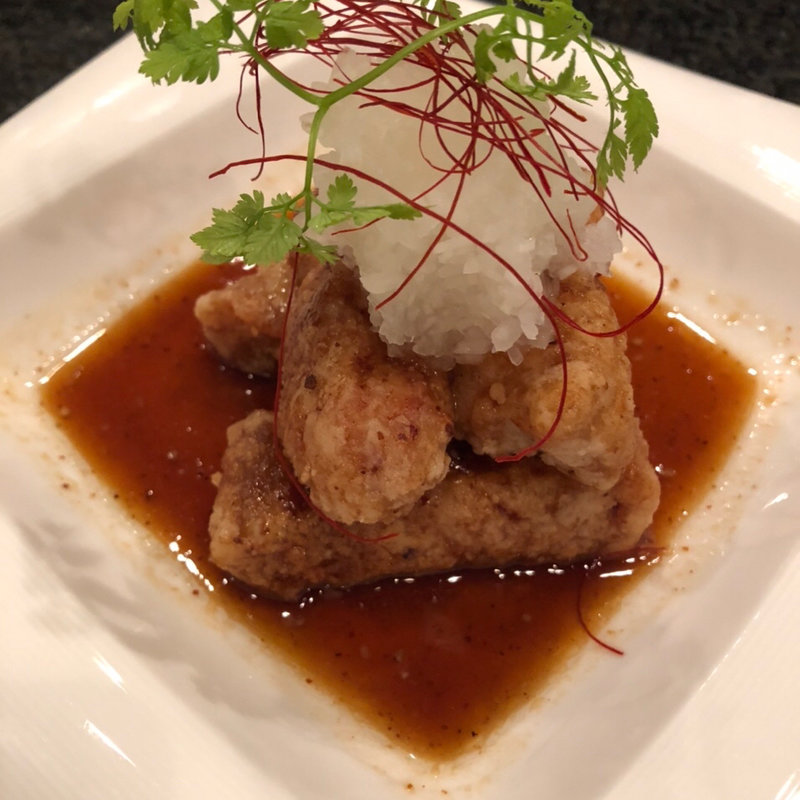 お肉のフライおろし添え(四季の味　なか)