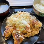 油淋鶏唐揚げ定食