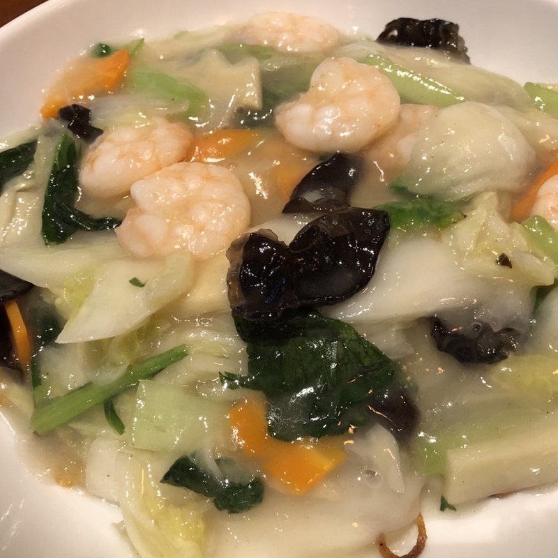 海老あんかけ焼きそば(美味餐庁 （メイ ウェイ サン チン）)