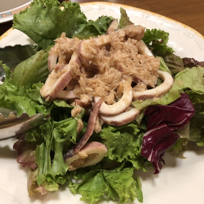 イカとツナのサラダ(カプリチョーザ エスパル山形店 )