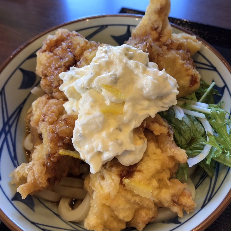 鶏タル天うどん(丸亀製麺 郡山店 （まるがめせいめん）)
