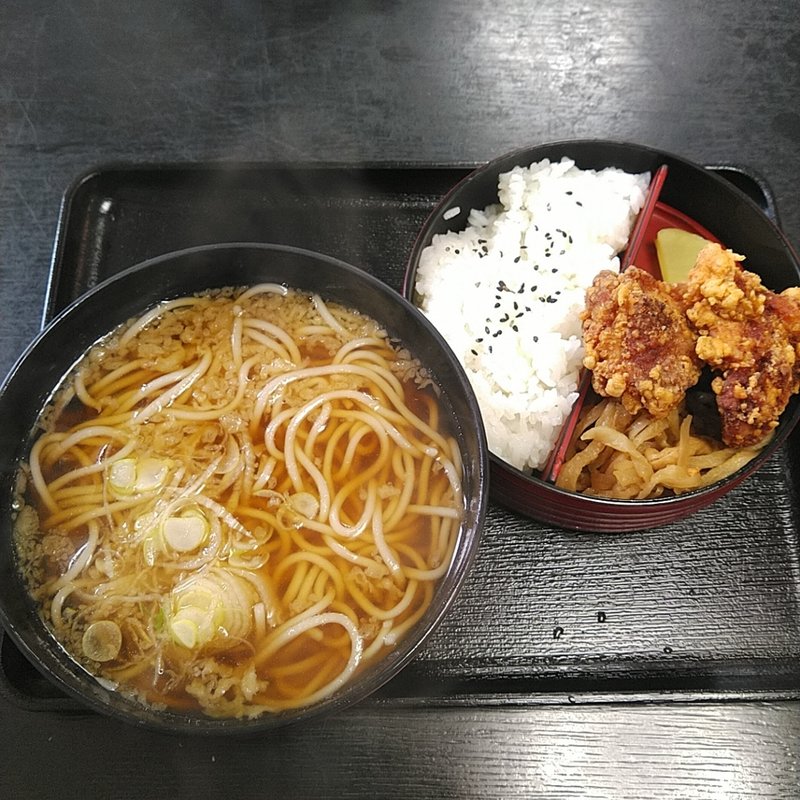 一福弁当そば(温)(一福亭 )