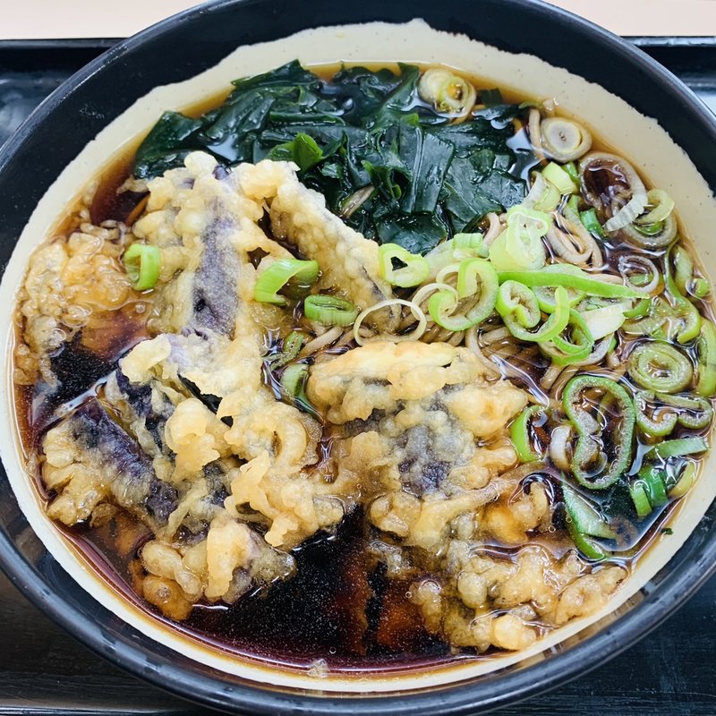 なす天そば(君塚 池袋店 )