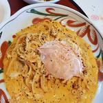 渡りがにのトマトクリームパスタ