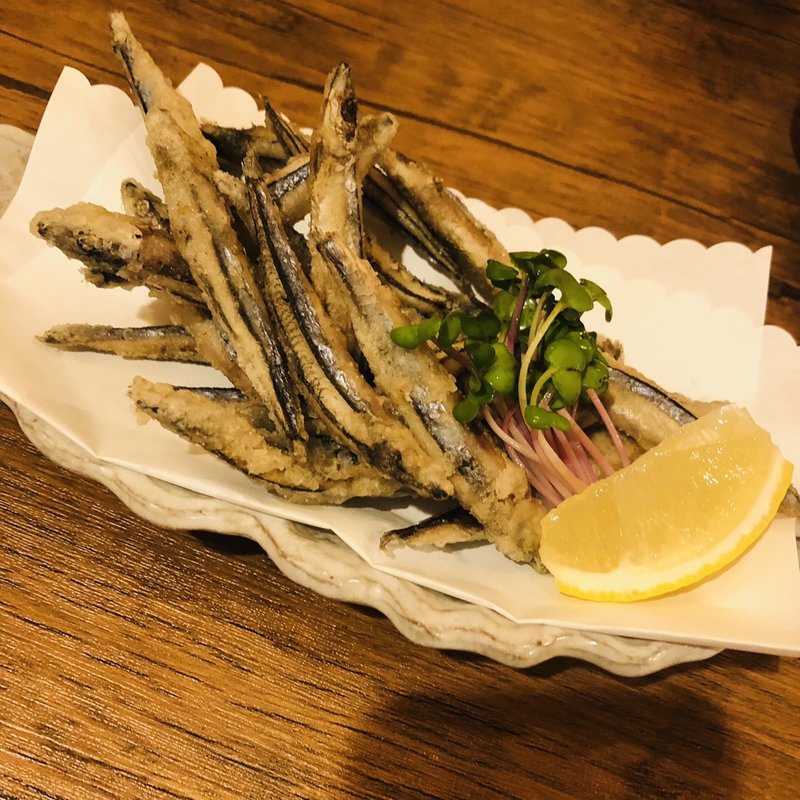 きびなご唐揚げ(薩摩海鮮・地鶏 みなみ)