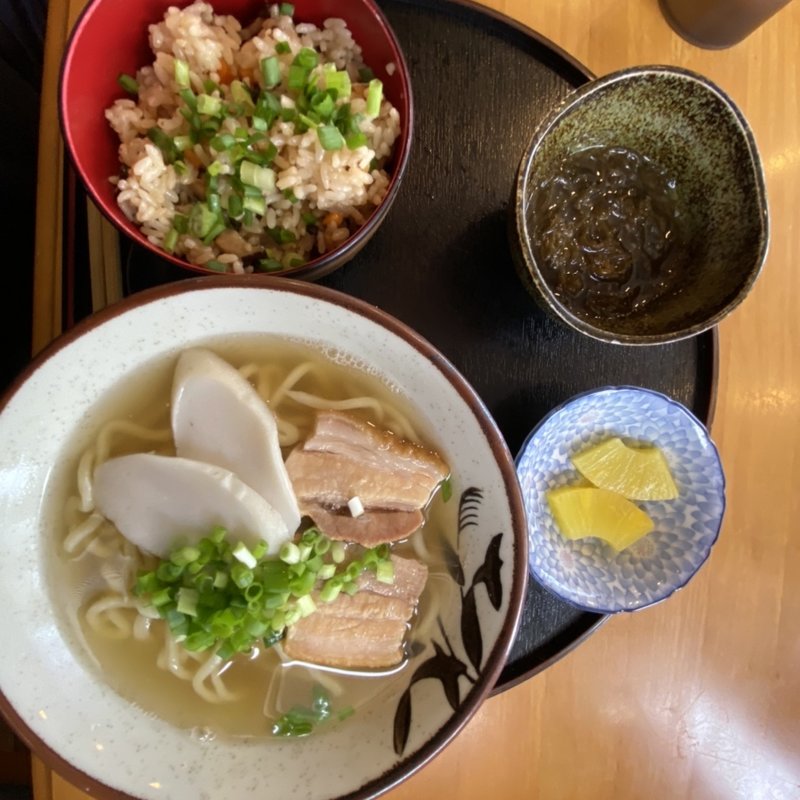 ソーキソバとジューシーのセット(月桃)