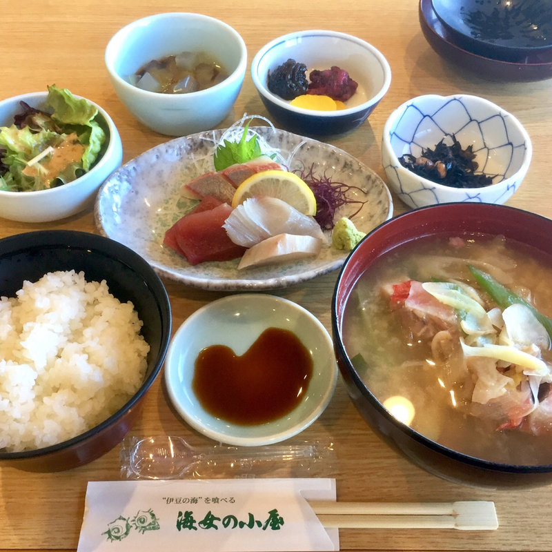 黒潮定食(海女の小屋 海上亭 （あまのこや かいじょうてい）)