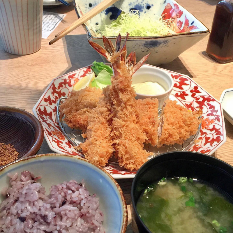 海老ヒレかつ膳(和心とんかつ あんず 銀座店)