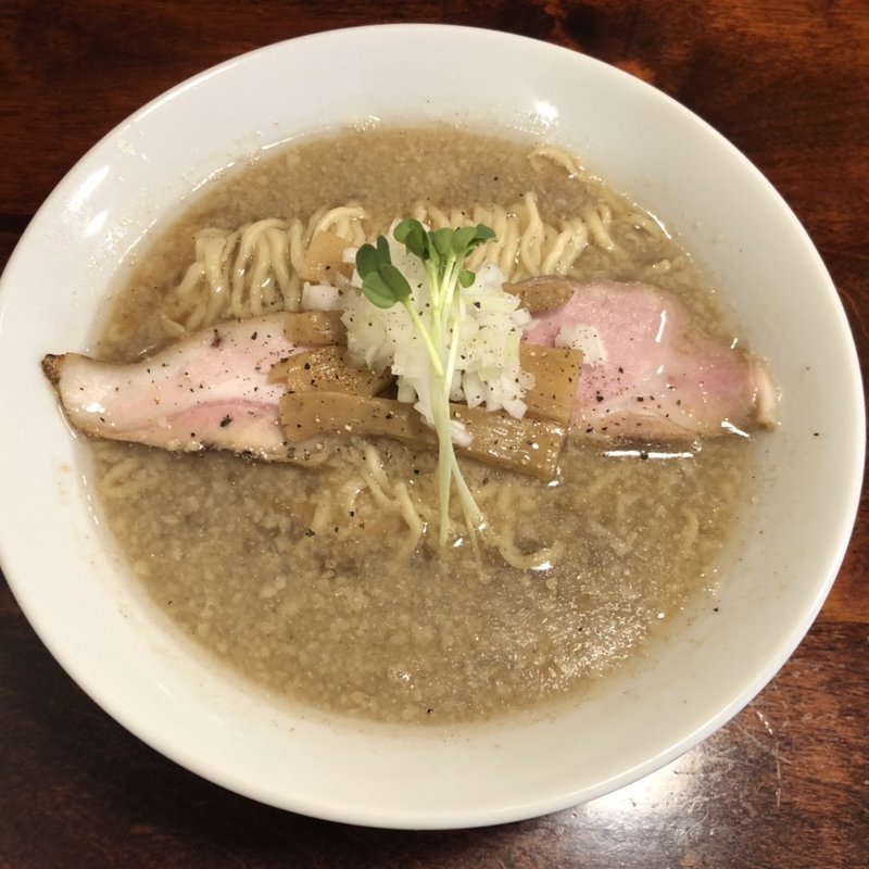 背脂煮干しそば(中華そば シンジョー)