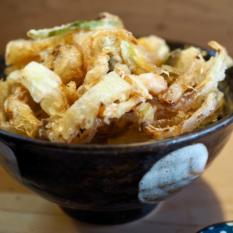 かき揚げ丼(山の音 )