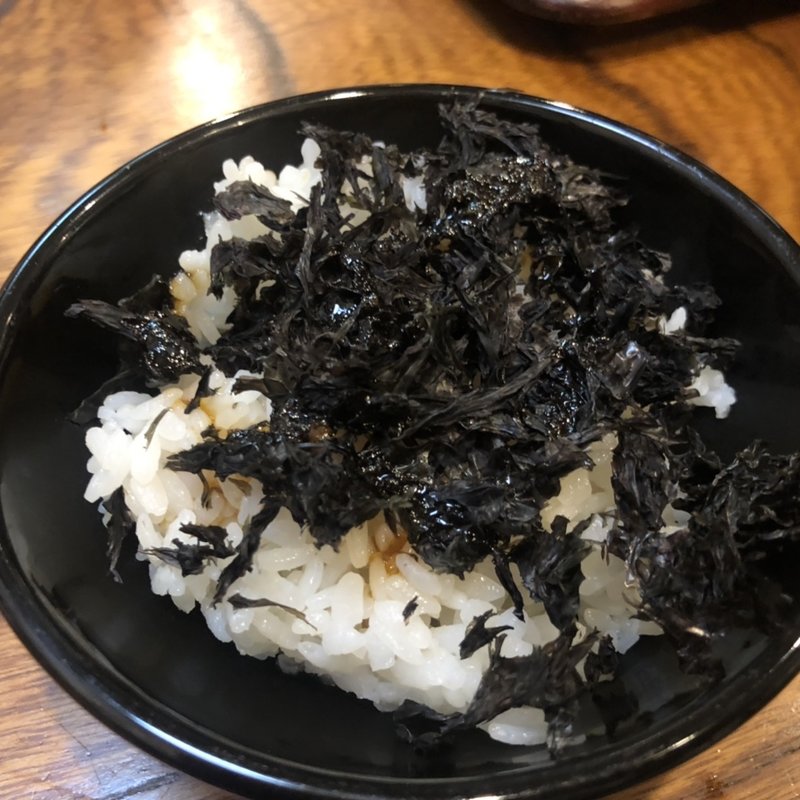 岩海苔めし(金澤濃厚中華そば　神仙 （シンセン）)