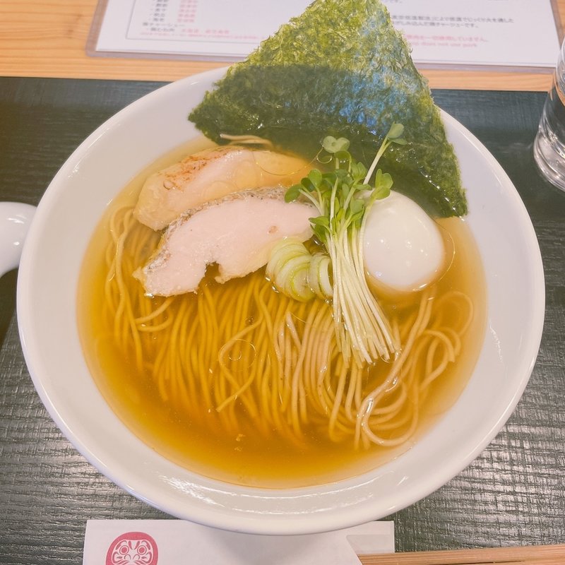 白醤油ラーメン(だるま製麺所)