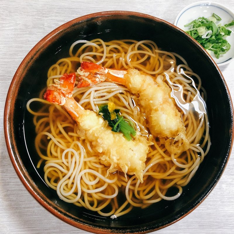 天ぷらそば(総本家 更科 （さらしな）)