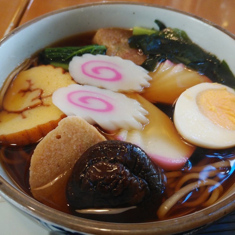 おかめそば(そば うどん 朝日屋)