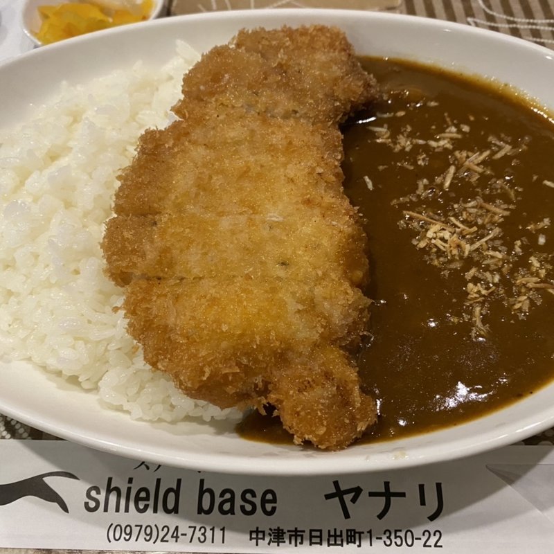 トンカツカレーサラダ付(シールドベース・ヤナリ )