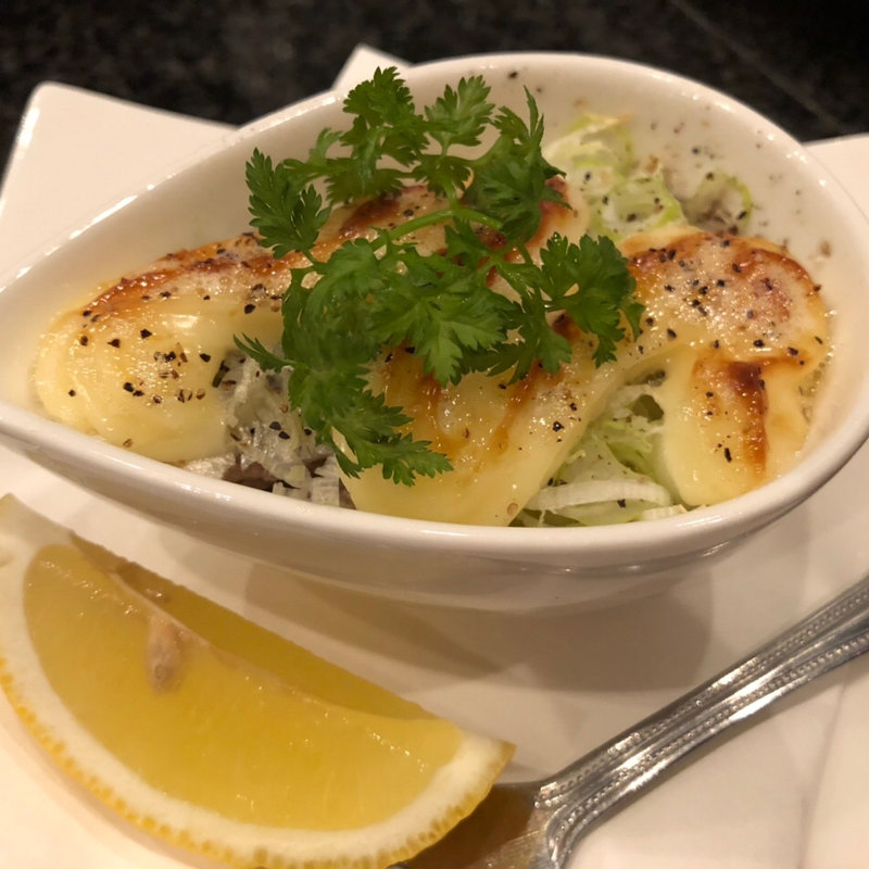 鮭のネギマヨ焼き(四季の味　なか)