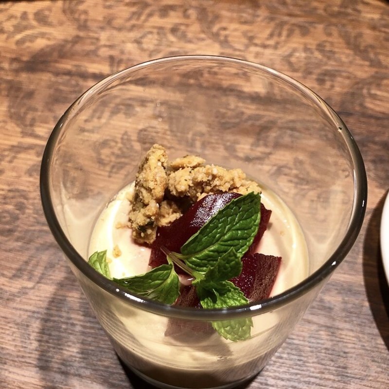 ほうじ茶のパンナコッタ(Aliante)