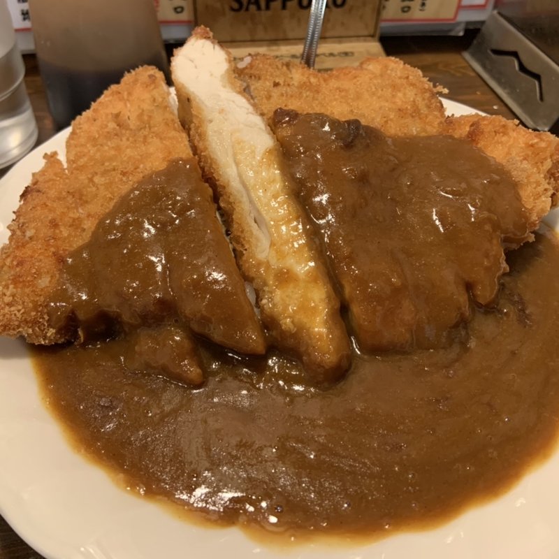 超ジャンボチキンカツカレー(鳥やす支店)