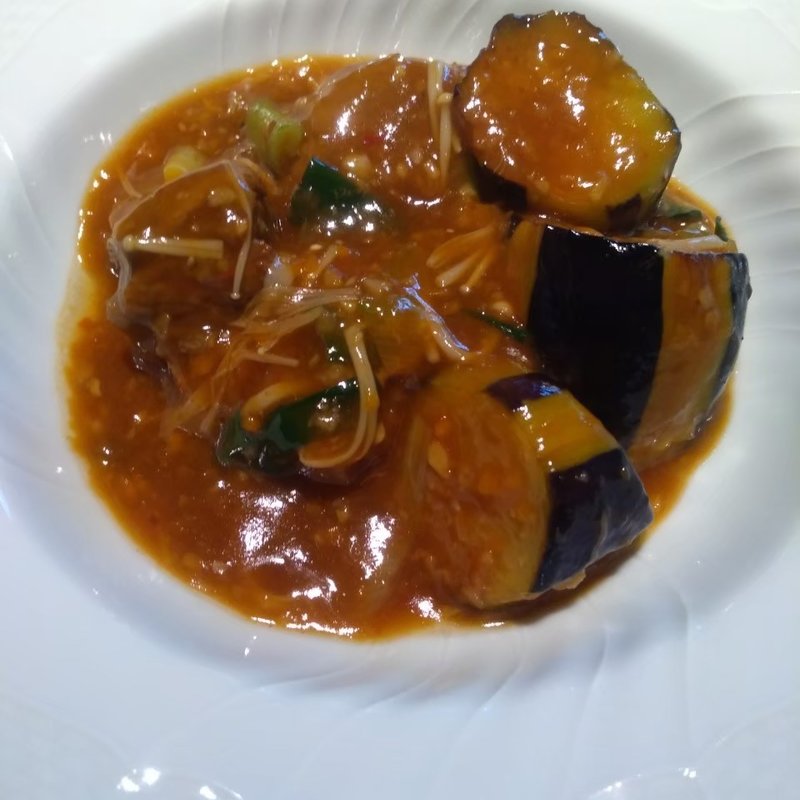 豚スペアリブと茄子の辛味(町家四川 星月夜 （マチヤシセン ホシツキヨ）)