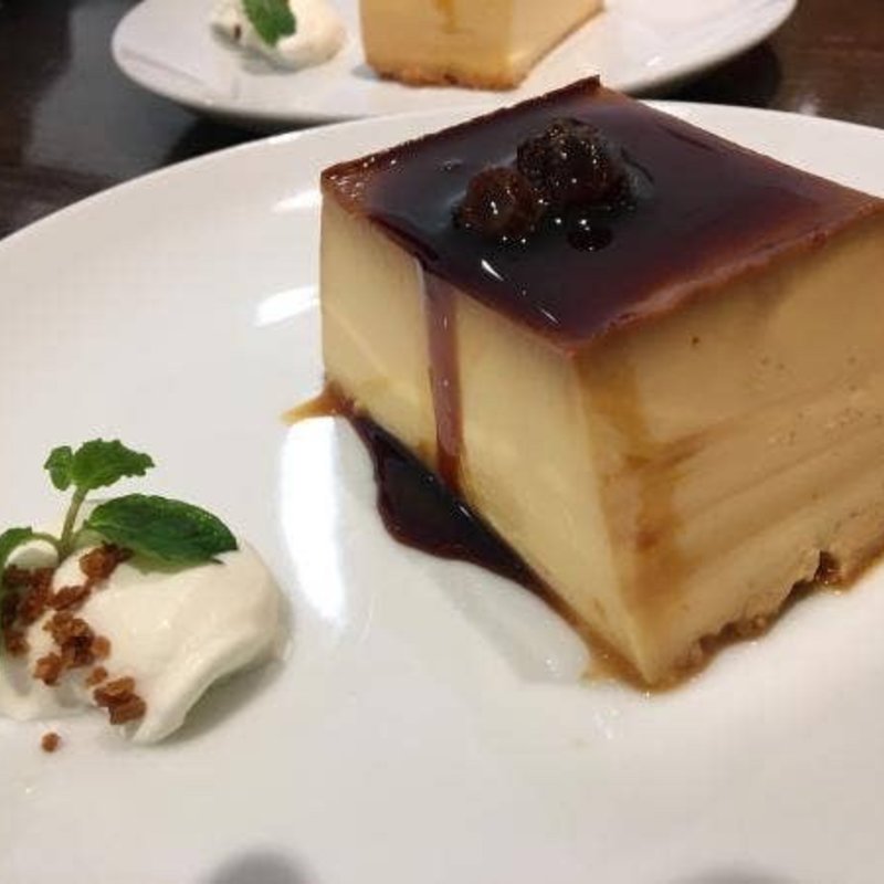 キャンティ名物自家製プリン、ブランウニーセット(カフェキャンティ)