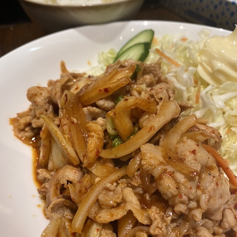 生姜焼き定食(麻布ラーメン 麻布十番店)