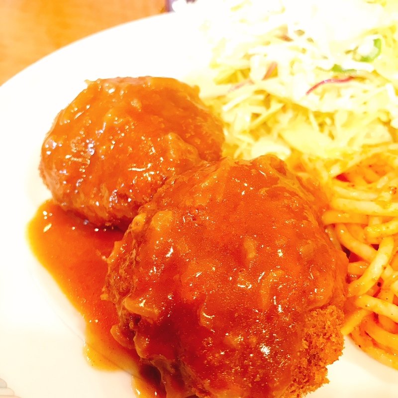 ミンチカツ定食(洋食 ゲンジ)