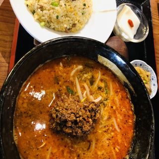 坦々麺セット(麺飯坊無双)