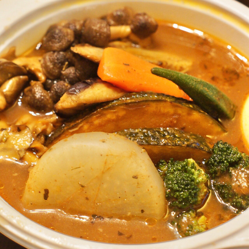 野菜ときのこスープカレー(東京らっきょブラザーズ )