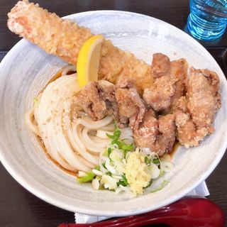 ちくざんぶっかけ(ザンギうどん一久狸小路店)