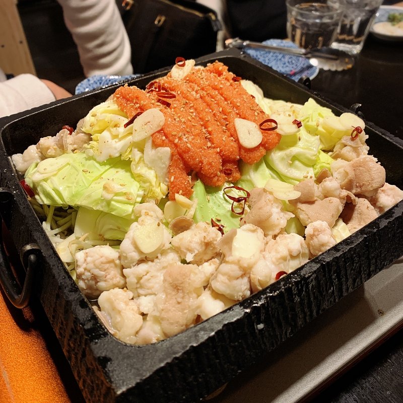 明太もつ鍋(鍋焼ぼうず)