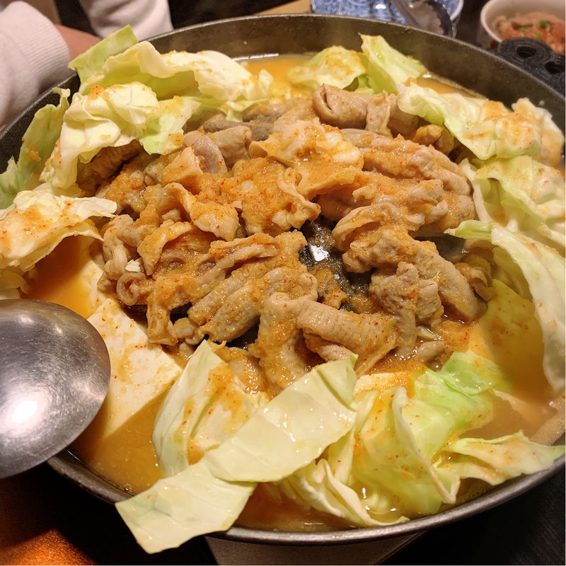 鍋焼豚ホルモン(鍋焼ぼうず)