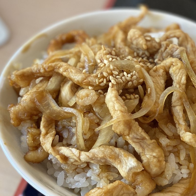 全力ご飯 生姜焼きご飯(かつや 長野七瀬店 )