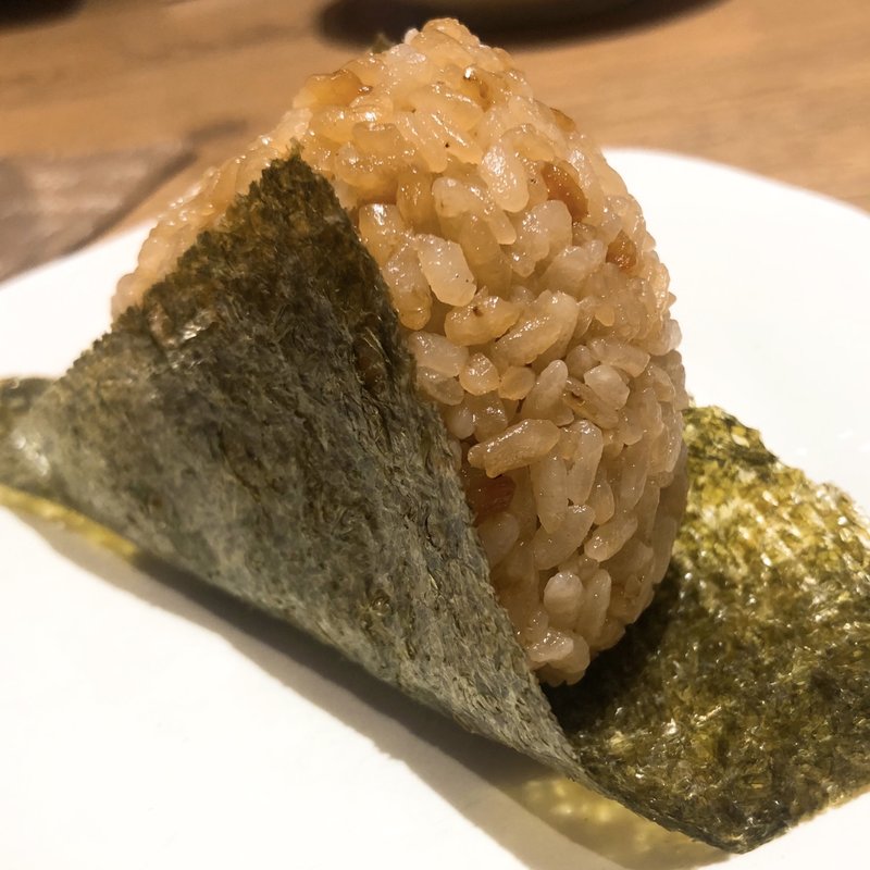 おにぎり(蔵前 中華そば 高ひろ)