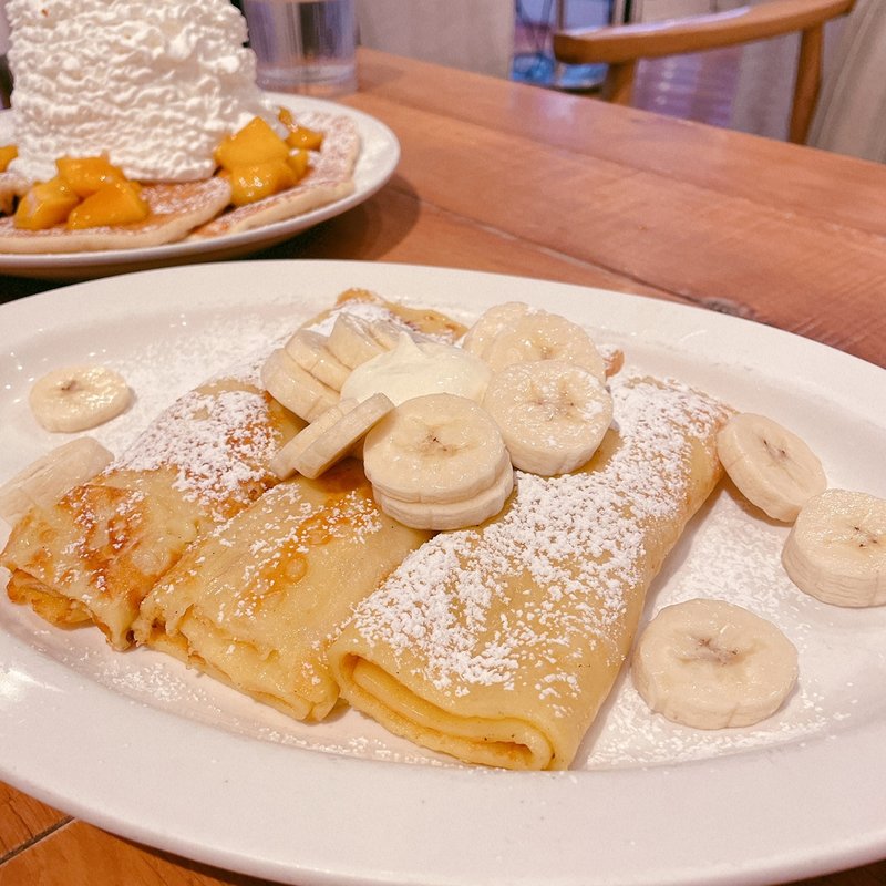 バナナサワークリームクレープ(Eggs ’n Things さいたま新都心店)