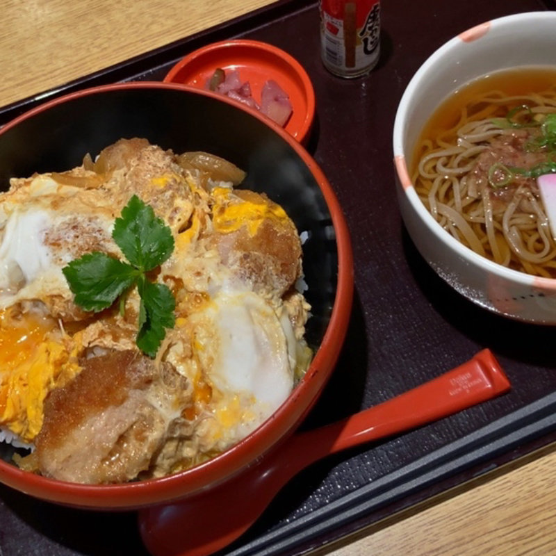 ひれかつ丼小麺 大盛り(れすとらん四六時中 永山店 )