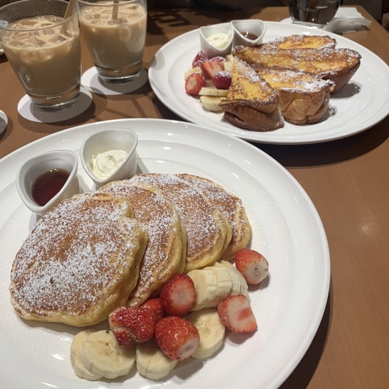 リコッタパンケーキとフレンチトースト(Sarabeth's ルミネ新宿店)